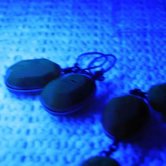 Gold Tone Baltic Raw Polished Amber Set - Picture 6 of 7